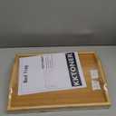 KKTONER Bamboo Bed Table Tray Breakfast Tray with Folding Legs Bed Tray for Eating and Laptop Serving Trays for Bedroom Snack Tray Bed Table Drawing Table (40)