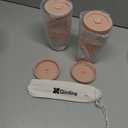 Reusable Glass Mason Jars Cups with Lids and Straws Silicone Sleeves, 2 Pack 24Oz Wide Mouth Smoothie Cups Glass Bubble Tea Cup Leakproof drinking glasses Travel Tumbler for Large Pearl Birthday Gifts