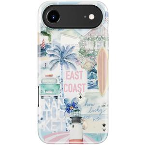 LUMARKE for iPhone Air Case, Cute Preppy Floral Cover for Women
