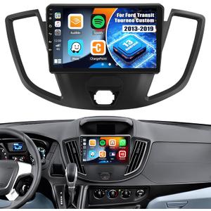Android 13 Car Stereo for Ford Transit 150 250 350 2013-2019 with Wireless Apple Carplay Android Auto,9 inch Touchscreen Car Radio with WiFi GPS Navigation Bluetooth FM/RDS Radio SWC+Backup Camera