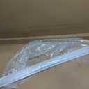 1-Pack Frameless Shower Door Bottom Seal (1/4'' X 39'') Clear Glass Shower Door Sweep Strip can Covers up to 23mm Gap - Stop Leaks