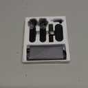 PQRQP 2.4GHz Lavalier Microphone for iPhone/Android, Dual-Channel Noise Cancelling Wireless Microphones, High-Fidelity Audio Mini Microphone for Vlogging, Live Streaming, YouTube