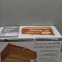 Large bread box bread basket wooden box storage boxes kitchen counter organizer, roll top breadbox. bread boxes for kitchen countertop. Bamboo wooden boxes. (Natural)