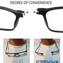 Magnetic Blue Light Blocking Reading Glasses for Men&Women, Bridge Front Connect Reading Glasses, Reading Adjustable