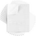 Mat Board Center, Pack of 10, 8X10 Self Adhesive Foam Board for Picture and Poster Mounting, Lightweight White Color Foam Board for Crafts, Artworks, 3/16 Inches Thick