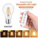 Fabric Cord for Hanging Pendant Lamp Fixture, Lampshades 15 Feet Decorative Braided Flexible Cable E-26/ E-27 Light Bulb Socket & 2 Prong Flat Plug Timer Switch (White)