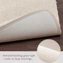 Madison Park Marshmallow Bathroom Rug Non Slip, Luxrurious Plush Bath Mat, Absorbent, Quick Dry, Spa Design Bath Room Dcor, 20x30, Natural