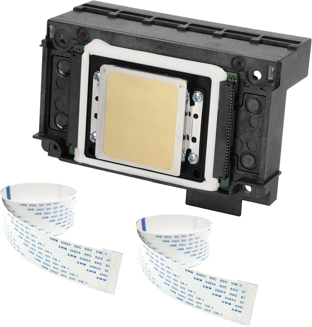XP600 Printhead Replacement for UV DTF Printers, High-Precision 6 Color Print Head for XP600 XP601 XP510, Smooth Ink Flow & Anti-Clogging Nozzle, with 2 PCS 29 Pins Data Cable