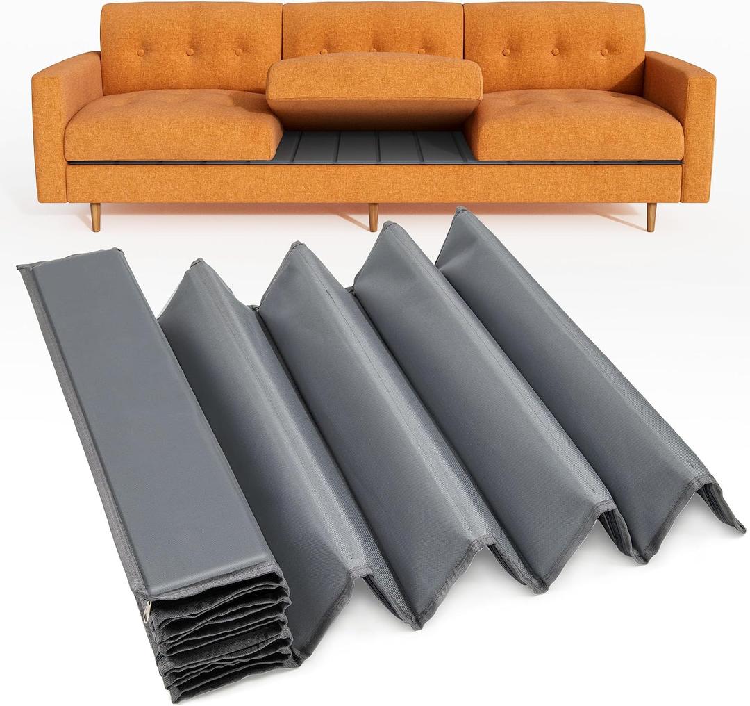 Amyracel Heavy Duty Couch Cushion Support Board to Fix Sagging Sofas, 24 x 84 Thick Wood Sofa Cushion Support Board, Foldable Deep Couch Supporter Replacement Stuffing Under Couches