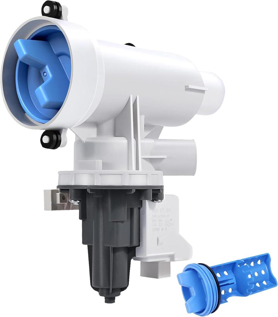 Upgraded WH11X29539 (OEM) Washer Drain Pump Filter Assembly for GE Top Load Washer, Clothes Drain Pump Replace Parts AP6986715 PS16217203 EAP16217203 AP6986715 4962370 PD00065822 for GE