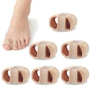VITASHYNX 6 Pcs Silicone Toe Separators For Women, Big Toe Bunion Corrector, Bunion Toe Separators For Women And Men, Relieve Foot Pain, Overlapping Toes