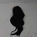 NBlack Wig - 26 Inch Black Hair, Natural Looking, Heat Resistant Synthetic, Easy to Put Wavy, Long Curly Hair for Daily Party Use