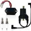 Ignition Coil AC CDI Ignitor Spark Plugs For EZGO Golf Cart 4 Cycle Gas 1996-1998 26652-G01 72562-G01