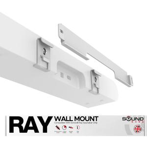 Sound Bass Soundbar Mount for Sonos Ray Sound Bar Includes All Necessary Mounting Hardware, Floating Style Soundbar Wall Bracket for Under TV or Above, Easy to Install, White