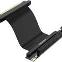 PCIE 3.0 X16 Extension Cable, PCI-E 16x Extreme High Speed Riser Cable, Extension Card Adapter Riser Card-Right Angle Connector 20CM