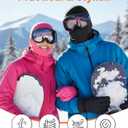 GXCROR Balaclava Ski Mask for Men & Women, Winter Face Mask Cold Weather Windproof Thermal Motorcycle Snowboard Cycling (Black)