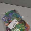 SUMAJU 100 Pieces Moon Star Organza Jewelry Candy Bags, 4.7x3.5 Inch Random Color Organza Favor Bags Gift Pouch with Drawstring for Wedding Christmas Party Favors