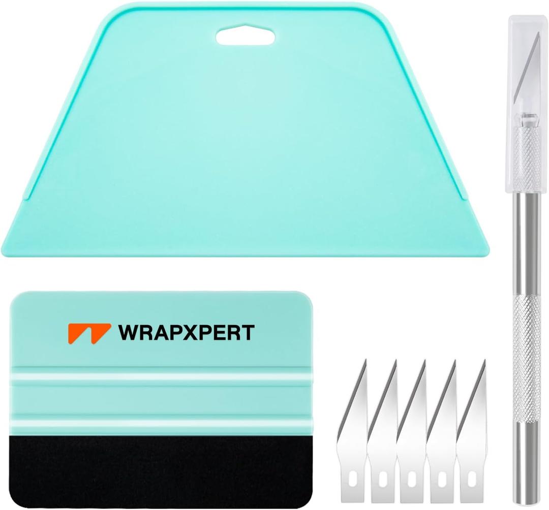 WRAPXERPT Wallpaper Smoothing Tool,Wallpaper Tool Kit for Peel and Stick Wallpaper Hanging,Vinyl Backsplash Tile,Bathroom,Window Film (T100)