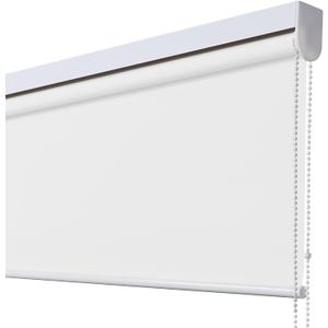 Window Blinds Roller Window Shades, White Roller Blinds for Windows, Blackout Energy Saving UV Protection Roller Shades