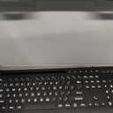 SABLUTE K21 Pro Large Print Backlit Keyboard, Wired USB Computer Keyboards with 7-Colors Backlight, Wrist Rest, Phone Holder, Oversized Letter Keys Easy to See and Type for Laptop, PC, Windows, Black