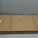 Furnnylane 3 Panel Short Room Divider Screen,Brown Freestanding Partition,Small Bamboo Panel Divider for Room Seperation,3.95 FT Tall