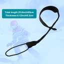 Wesnoy 2 Pcs Glove Strap Winter Ski Glove Leash Wrist Leash for Hanging Gloves Unisex Wrist Strap Extended Mitten Handcuff Straps for Men, Women, Skiing Snowboarding Accessories