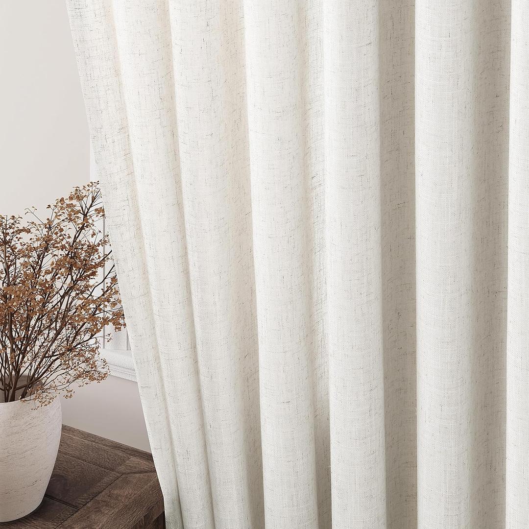 Curtains 2 Panels Ivory 94X54