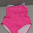 Blooming Jelly Womens Tankini Swimsuits Tummy Control Slimming Ruched 2 Piece Bathing Suit Modest High Waisted Retro Swimwear, L