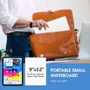 MaxGear Small White Board 2 Pack Dry Erase Boards, 9''x 12'' Mini White Board Double Sided Portable Whiteboards for Students Teachers School Supplies Lapboards Including 2 Markers and 2 Erasers