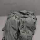 JIYUAN 100% Washed Cotton Duvet Cover Set 3 Pieces Oversized King, 1 Duvet Cover 120x98 Inches(Comforter Not Included) and 2 Pillowcases,Linen Feel Bedding Set Comfy and Breathable, Heathered Green