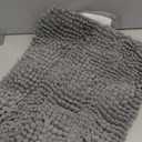 OLANLY Bathroom Rugs 30x20, Extra Soft Absorbent Chenille Bath Rugs, Rubber Backing Quick Dry, Machine Washable Bath Mats for Bathroom Floor, Tub and Shower, Home Decor Accessories, Grey