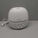 BOXING 3L Top Fill Humidifiers for Bedroom Baby, 20dB Quiet Air Humidifier for Large Room & Indoor Plants with Optional Night Light, Cool Mist Diffuser for Home, Essential Oil Tray, BPA-Free,White,30H