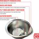 Joyce Chen Stainless Steel Rice Strainer Bowl Rice Washer Colander