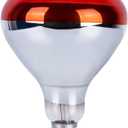 250 Watts Heat Lamp Bulbs, R40 Brooder Heat Lamp Bulbs for Chickens, Infrared Reflector Heat Bulbs for Brooder Heater, Incandescent Heating bulb for Chicks, Pet, Light Therapy, Bathroom, Food (1 Pack)