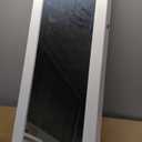 LED Jewelry Cabinet with Mirror - 47.3" Mirror Jewelry Armoire Door Hanging/Wall Mounted Mirror with Storage And Drawers White