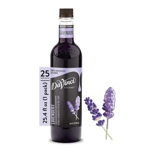 DaVinci Gourmet Lavender Syrup, Natural, 25.4 Fluid Ounces (Pack of 1) (EXP 10/20/26)