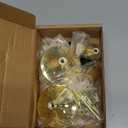 Ceenna 3 Pcs Ramadan Candle Holders, 3 Size Mosque Candlestick Holders, Gold Candle Holder for Eid Mubarak Ramadan Decorations Table Centerpiece Mantel Decor Housewarming Gifts