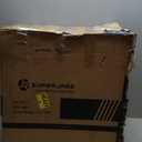 SUPERJARE 0.56'' Thick 24 Pcs 96 Sq Ft Rubber Top Exercise Equipment Mats, High Density EVA Foam Mats with Rubber Top, Interlocking Gym Flooring for Home Gym, Protective Workout Mat, Black/Blue