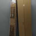 LazBlinds No-Drill Cordless Roman Shade - Light Filtering Natural Wood, Easy Install Bamboo Blind for Windows 20" W x 48" H, Malay Oak