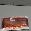 KatchOn, Neon Red Streamers Party Decorations -3.2x8 Feet | Graduation Backdrop for Graduation Decorations 2025 | Red Backdrop for Carnival Decorations | Red Fringe Backdrop, Red Birthday Decorations