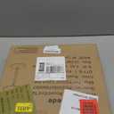 Drink Table, Small Round Side Table for Small Spaces, Modern Accent Round End Tables with Metal Leg, Thickened Wood Pedestal Coffee Tables for Living Room, Bedroom, Narrow Corners,Sofa Couch (Rustic Brown)