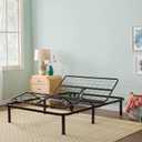 Linenspa Adjustable Bed Frame - Independent Head and Foot Incline - Powerful Quiet Motor - Easy Toolless Assembly - Lounging - Watch TV - Working - Reading - Ergonomic - Electric Bed Base - Full Size