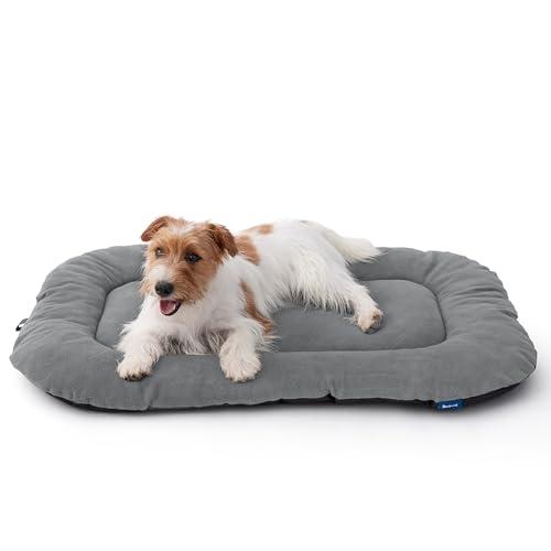 Amazon.com : Bedsure Washable Dog Crate Pad for Medium Dogs, Anti-Slip Puppy Kennel Dog Bed for Crate - Ultra Soft Fleece Flat Thin Pet Mat (Not Chew Proof), Light Grey 29"x21" : Pet Supplies