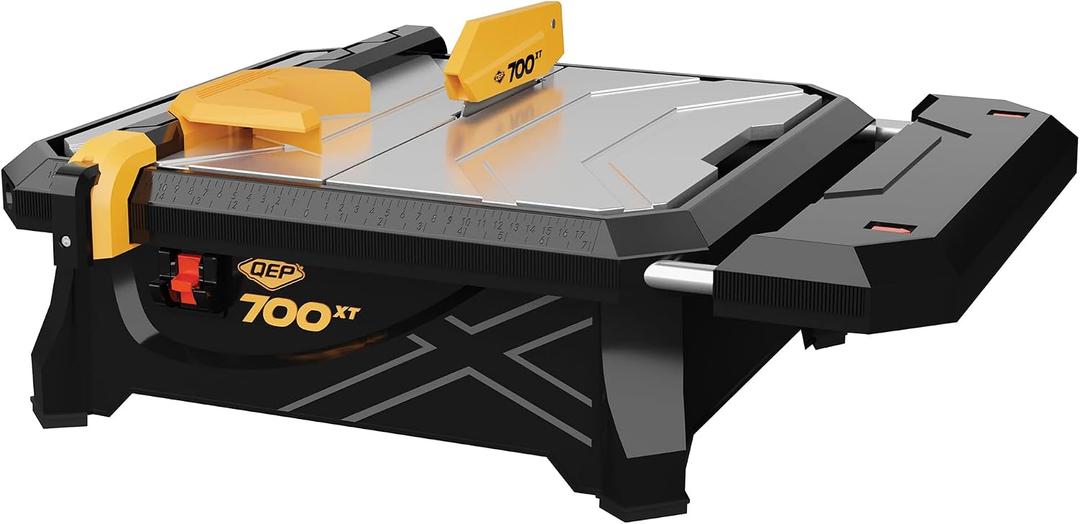 QEP 22700Q 700XT 3/4 HP Wet Tile Saw with 7 in. Blade and Table Extension