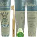 Gaia Guy Natural Bristle Bamboo Toothbrush for Kids (NO Nylon - Boar Hair ONLY) - Totally Compostable & Biodegradable Boar Bristle and Bamboo Toothbrushes - Zero Waste - 6-Pack
