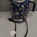 Laura Ashley Stainless Steel Electric Kettle 1.7 Liter  1500W Rapid Boil Electric Kettles for Boiling Water  Electric Tea Kettles Automatic Shut Off  Overheat & Boil Dry Protection Jug Kettle