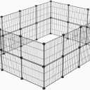 LURIVA Small Animal Playpen, Guinea Pig Cages, Pet Playpen, Rabbit Cage,Small Animal Cage, Puppy Kitten Dog Playpen, Indoor Outdoor Portable Metal Wire Yard Fence,15 X 12 Inch, 28 Panels, Black