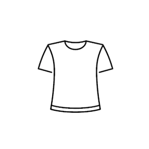 White T-shirt Size L