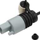 84134930 Front Windshield Washer Pump w/Grommet Windshield Wiper Pumps for 2010-2017 Chevrolet/Ford/GMC/ 2007-2023 Jeep Wrangler, 2014-2022 Jeep Cherokee