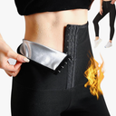 Nano Hertz Sauna Sweat Shapewear Leggings Pants Workout Suit Waist Trainer Shaper Sweatsuit Exercise Fitness Gym Yoga Women XXL
